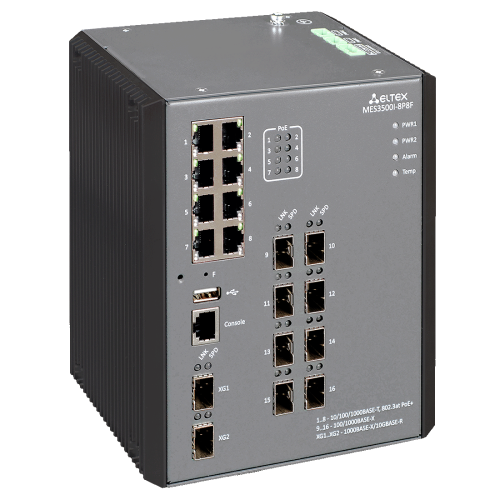 Промышленный коммутатор MES3500I-8P8F