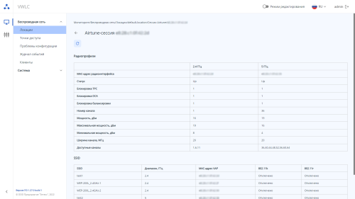 Виртуальный контроллер беспроводных сетей vWLC