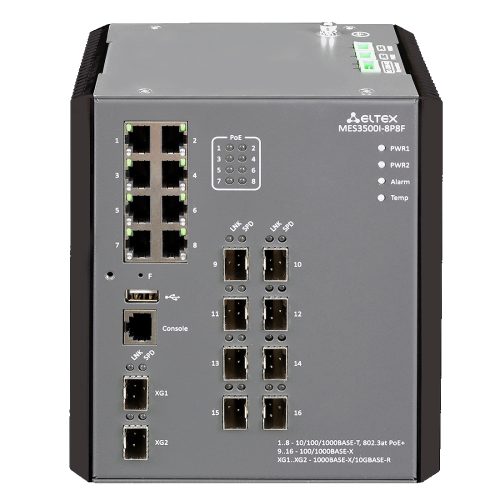 Промышленный коммутатор MES3500I-8P8F